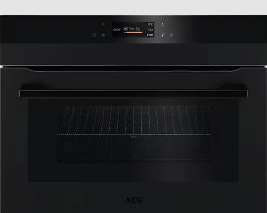 Kompaktbackofen mit Mikrowelle 45cm MattBlack - KMK761080T