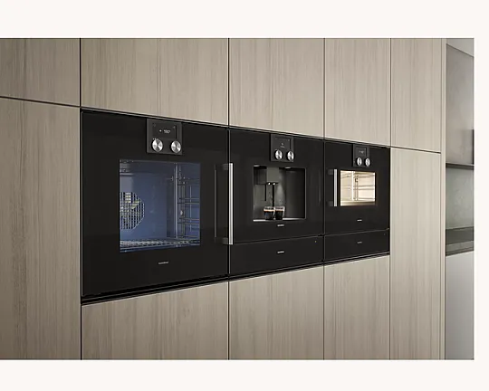 Dampfbackofen 200 er Serie Anthrazit mit Wassertank - BSP250101