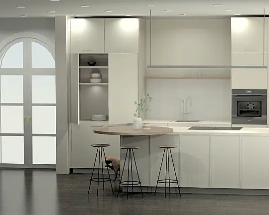 Reduziertes Design mit wohnlicher Wärme - 3052/54