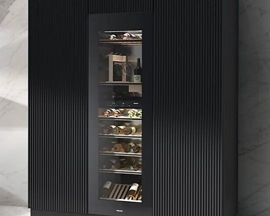 Weinklimaschrank – Ausstellungsgerät | Edelstahl & Glas | Einbaugerät - KWT 6722 iGS