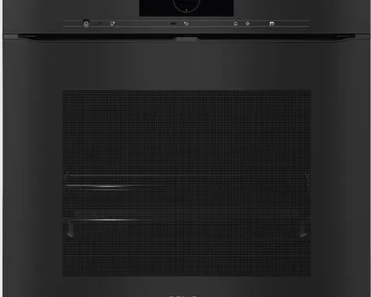 Backofen mit Kamera und KI im Innenraum, grifflos, obsidianschwarz - H 7860 BPX