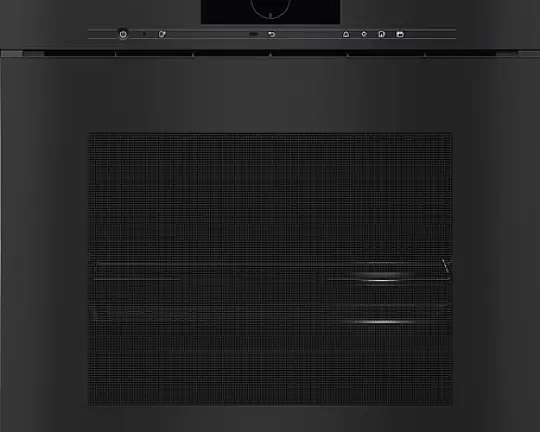 Griffloser Dampfbackofen 60 cm mit Sous-Vide, Kombigarbetrieb und Hydroclean komplett schwarz - DGC 7865 HCX Pro