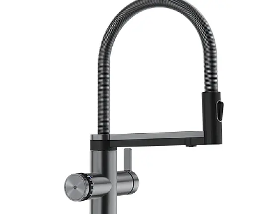 Smarte Armatur - Blanco Choice All drink.system + Choice Icona HD satin dark steel Smarte Armatur