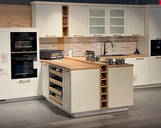 Nordica Weiß / Eiche Sierra - Nordica Weiß / Eiche Sierra