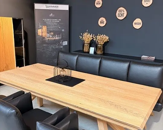 Signatura Tischgruppe - Tisch|Bank|Stühle - Signatura Esszimmer aus Massivholz