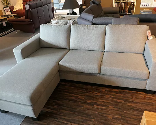 Einzel-Sofa / Couch hellgrau ca. 230x165 cm - Reno