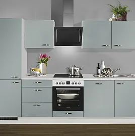 Neue Pino Küche mit Bosch Geräten nur 2 Wochen Lieferzeit Küchenzeile 632 Fjordgrün 667