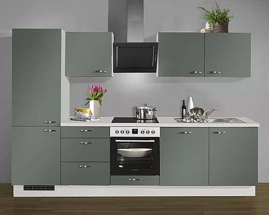 Neue Pino Küche mit Bosch Geräten nur 2 Wochen Lieferzeit Küchenzeile 632 Verde 690 - PN105 NR.690