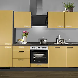 Neue Pino Küche mit Bosch Geräten nur 2 Wochen Lieferzeit Küchenzeile 632 Alux Gold 686
