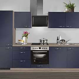 Neue Pino Küche mit Bosch Geräten nur 2 Wochen Lieferzeit Küchenzeile 632 Indigoblau 968