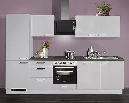 Neue Pino Küche mit Bosch Geräten nur 2 Wochen Lieferzeit Küchenzeile 632 Lichtgrau 678 - PN80 NR. 659