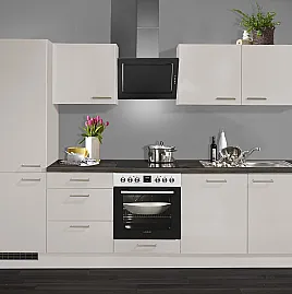 Neue Pino Küche mit Bosch Geräten nur 2 Wochen Lieferzeit Küchenzeile 632 Kaschmirgrau 678