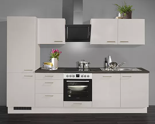 Neue Pino Küche mit Bosch Geräten nur 2 Wochen Lieferzeit Küchenzeile 632 Kaschmirgrau 678 - PN80 NR.678