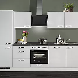 Neue Pino Küche mit  Bosch Geräten nur 2 Wochen Lieferzeit Küchenzeile 632 Weiß 730