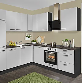 Neue Pino Küche mit Bosch Geräten nur 2 Wochen Lieferzeit Einbauküche 692 Weiß 730