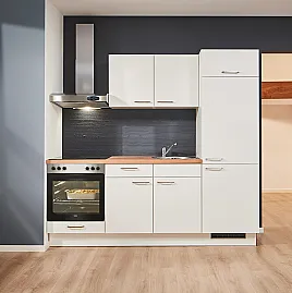 Neue Pino Küche nur 2 Wochen Lieferzeit Küchenzeile 975 PN80 Weiß
