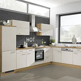 Neue Pino Küche mit Bosch Geräten nur 2 Wochen Lieferzeit Einbauküche 225 Kaschmirgrau 678