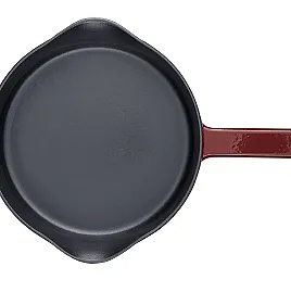 Fissler Moments Collection Gusseisen Pfanne 24 cm Burgunderrot