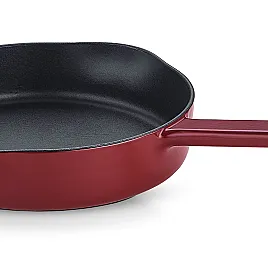 Fissler Moments Collection Gusseisen Pfanne 26 cm Burgunderrot