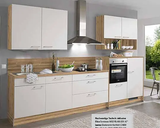 Küchenzeile mit hochwertigen Elektrogeräten - PN 80