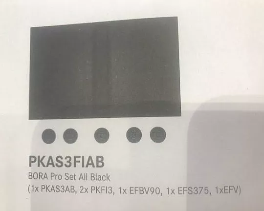 Bora Professional 3.0 Set All Black - PKAS3FIAB