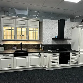 Landhaus MDF-Front Magnolia gewischt