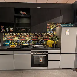 kleine Singleküche mit Top-Ausstattung