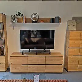 Massivholzwohnwand