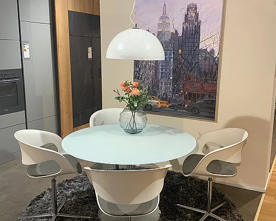 LOX-Table 108 + LOX-Schalensessel - Tischgruppe LOX