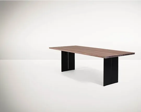Tisch-Untergestell - Stahl, schwarz - HOBRO
